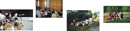 Montage de souvenirs des colonies de vacances au Chalet St-Laurent